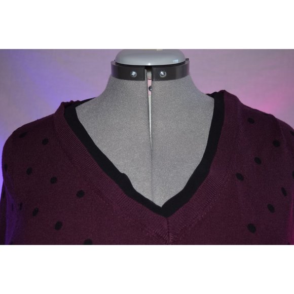 Lane Bryant Polka Dot Sweater size 14/16 - Picture 2 of 7